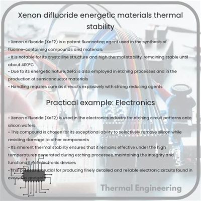 Xenon Difluoride – Uusi Aallonharppaus Materiaaliteollisuuden Ja Elektroniikan Saralla!